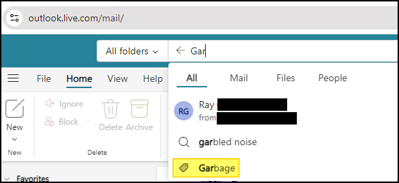 How to search for emails by category on new Outlook app - Microsoft Q&A