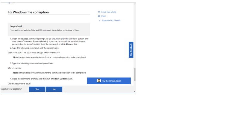 Windows 8.1 update kb 3172729 with error 800f0922 - Microsoft Q&A