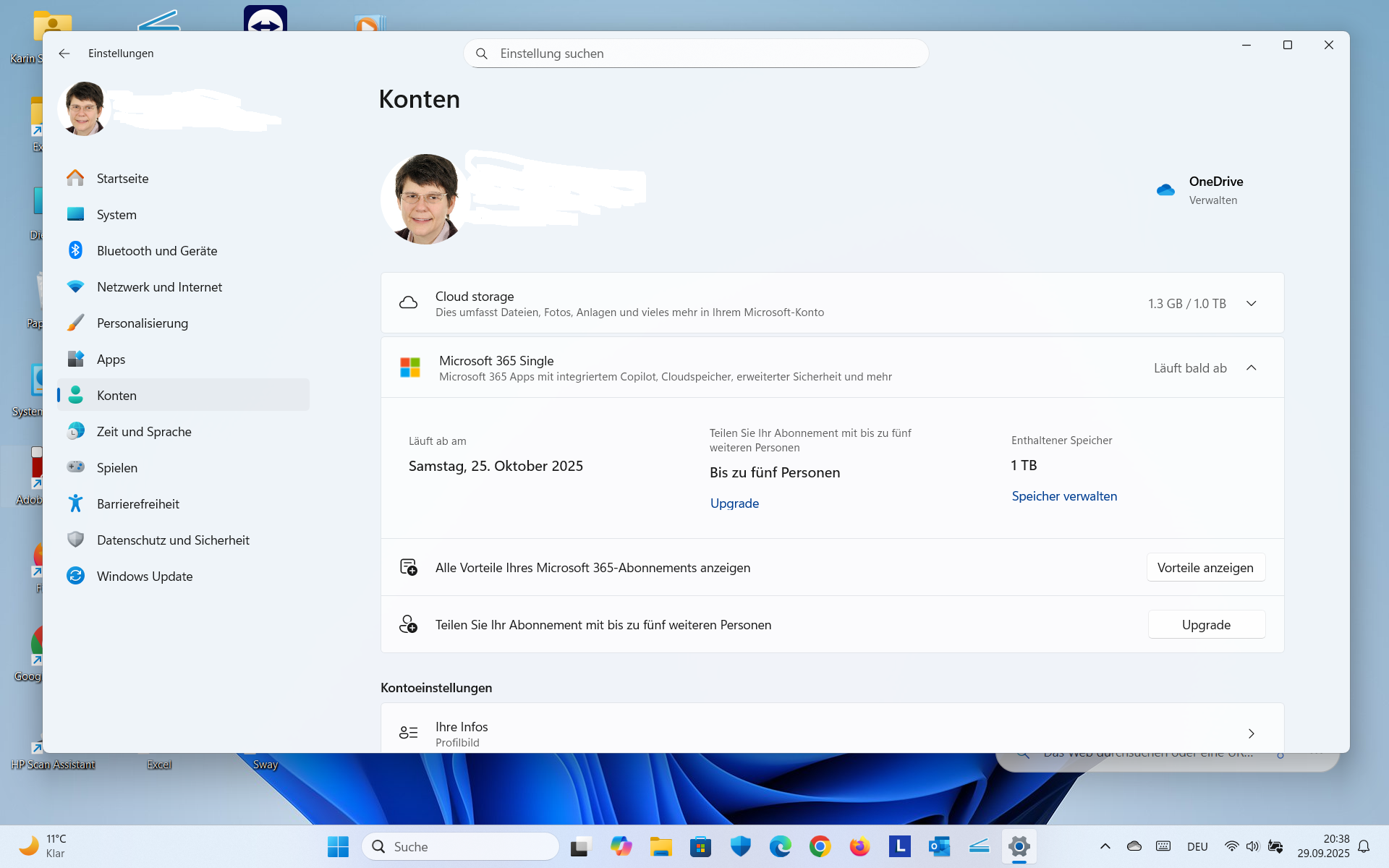 Microsoft 365 Lenovo dunkelgrau zeigt Aboverlängerung nicht an