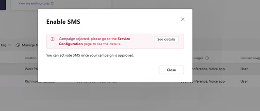 When creating the campaign, we got this error - Microsoft Q&A