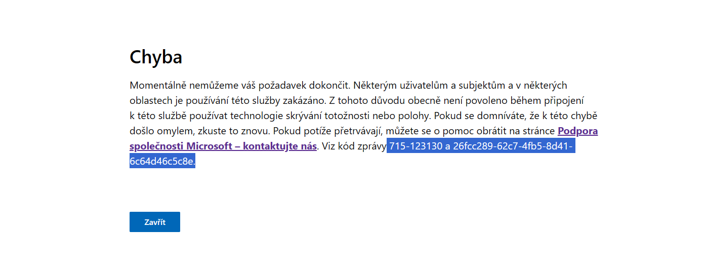 Cannot download iso for windows 11 this error pops up 715-123130 a