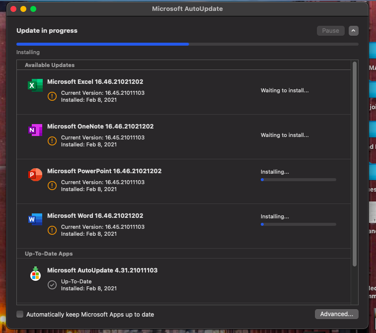 MS Office 2019 for Mac won't update - Microsoft Q&A