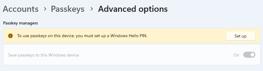 Removing Device Bound Passkey - Microsoft Q&A