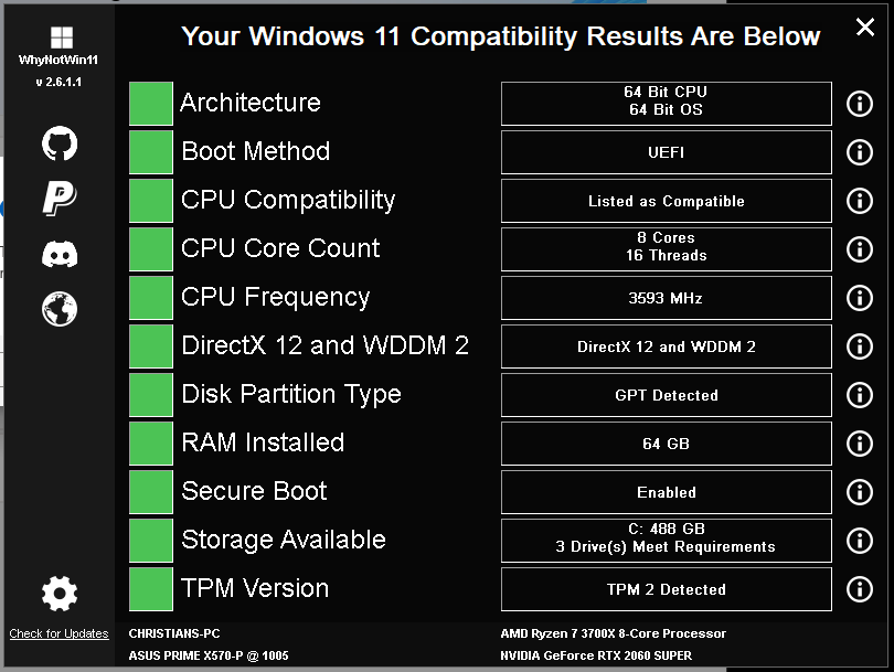 Unable to Update to Windows 11, but I don't know why? - Microsoft Q&A