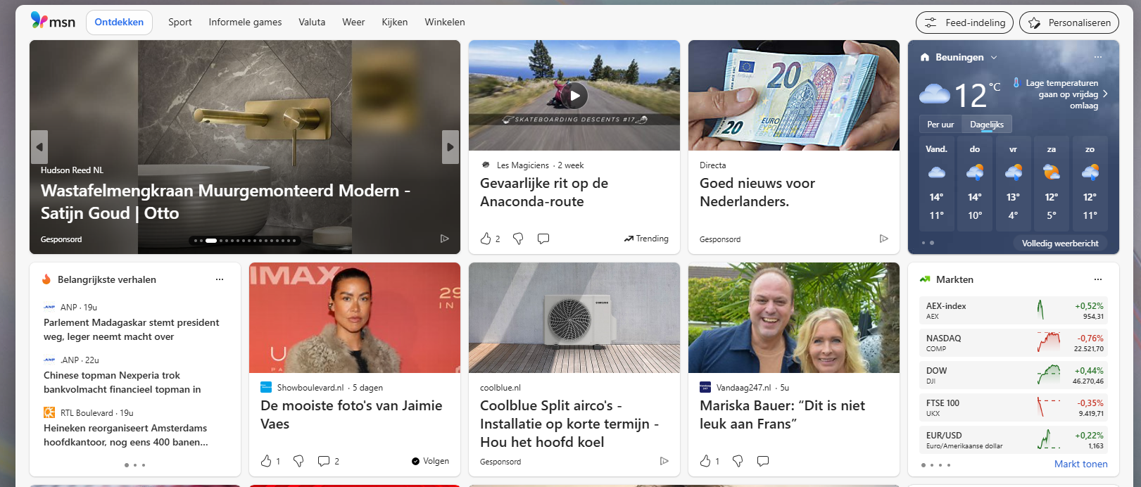 Nieuws pagina