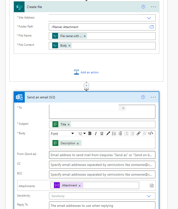 How do I set up a flow to automatically send email to certain personnel ...