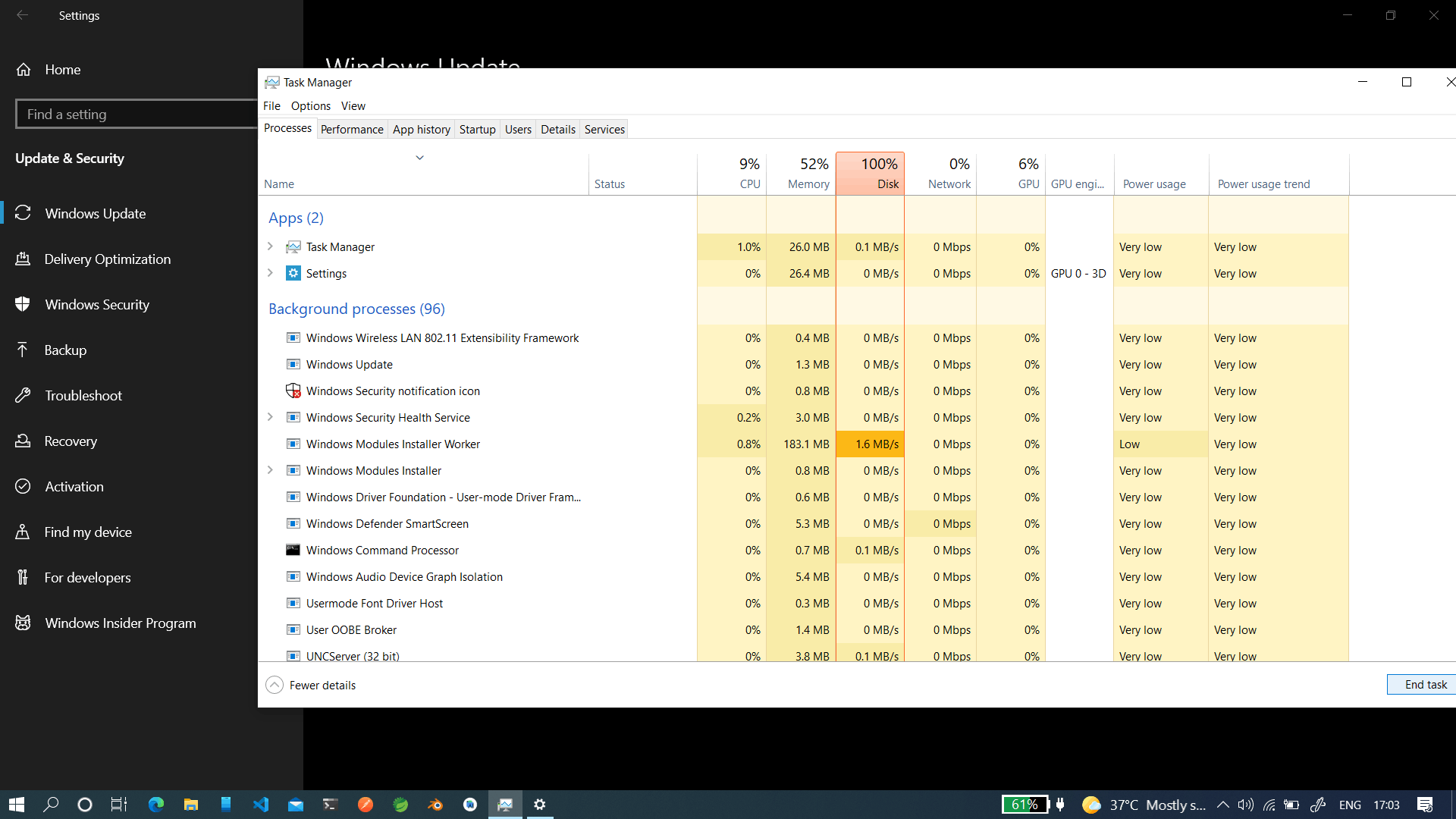 Windows dead slow when background updates are installing. How to ...