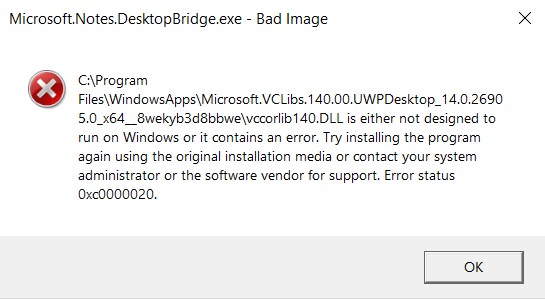 Sticky Notes - Bad image - Microsoft Q&A