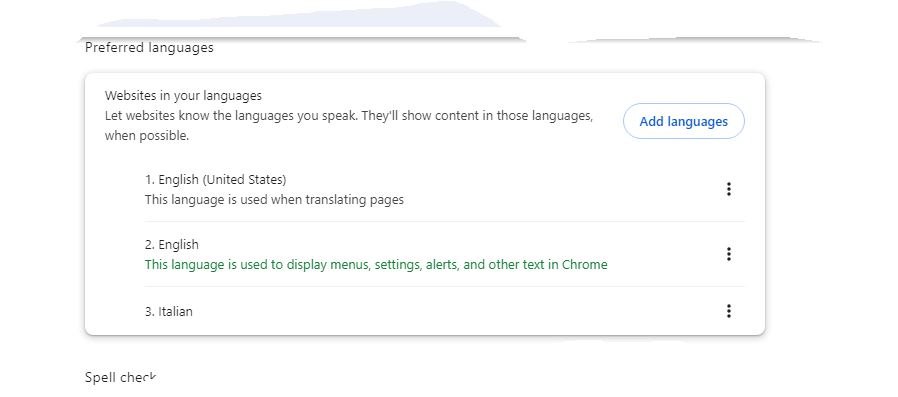 wrong language comes up on certain websites - Microsoft Q&A