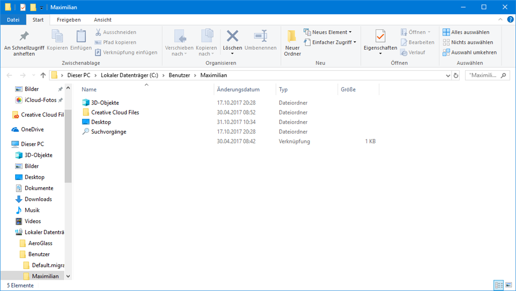 Personal Folder on Windows 10 broken since Creators Update - Microsoft Q&A