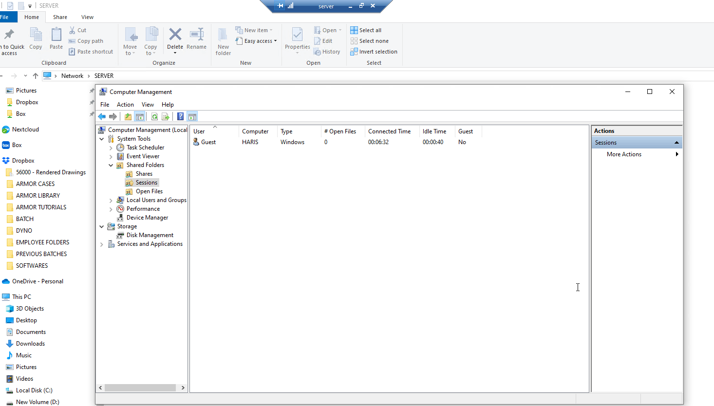 Porblem - Network shared folder not accessible by a specific computer ...