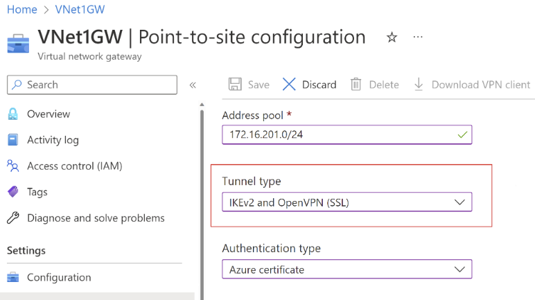 Trouble setting up Azure P2S VPN connection from Mac - Microsoft Q&A