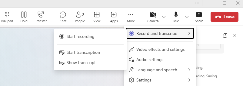 what are the file formats for a Teams mtg recording - Microsoft Q&A