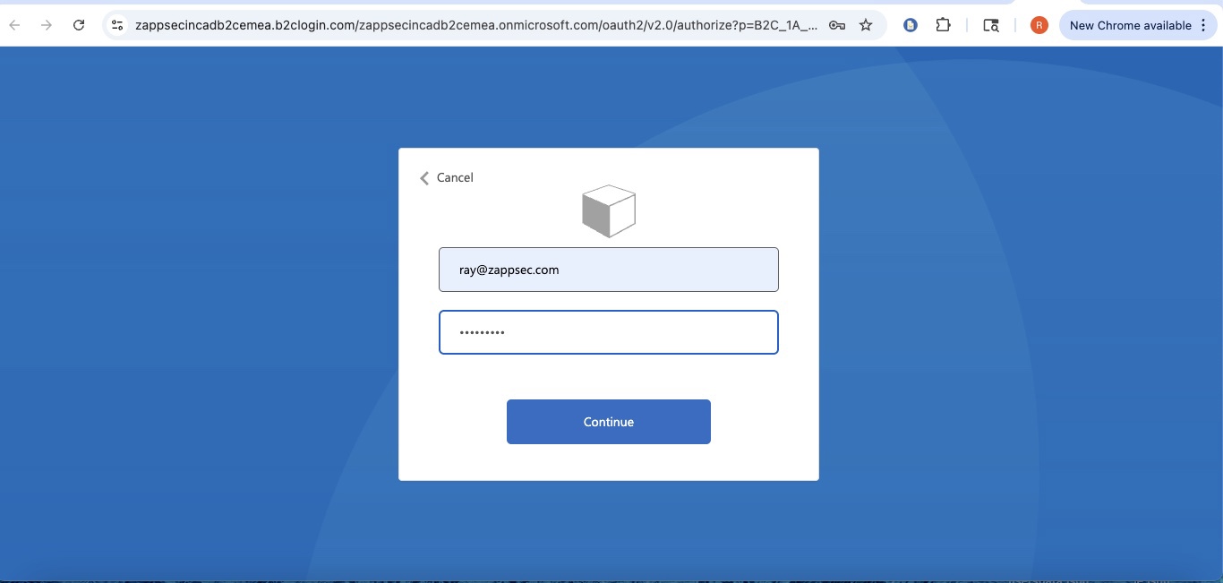 Issue with Azure AD B2C Custom Policy: "Basic credentials specified for ...