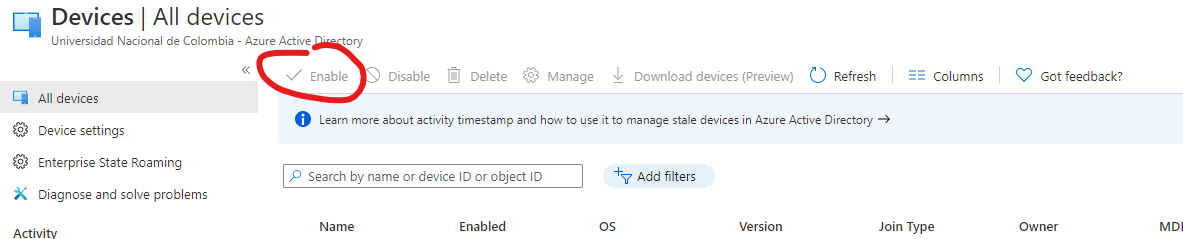 Microsoft office 365, reenable of device - Microsoft Q&A