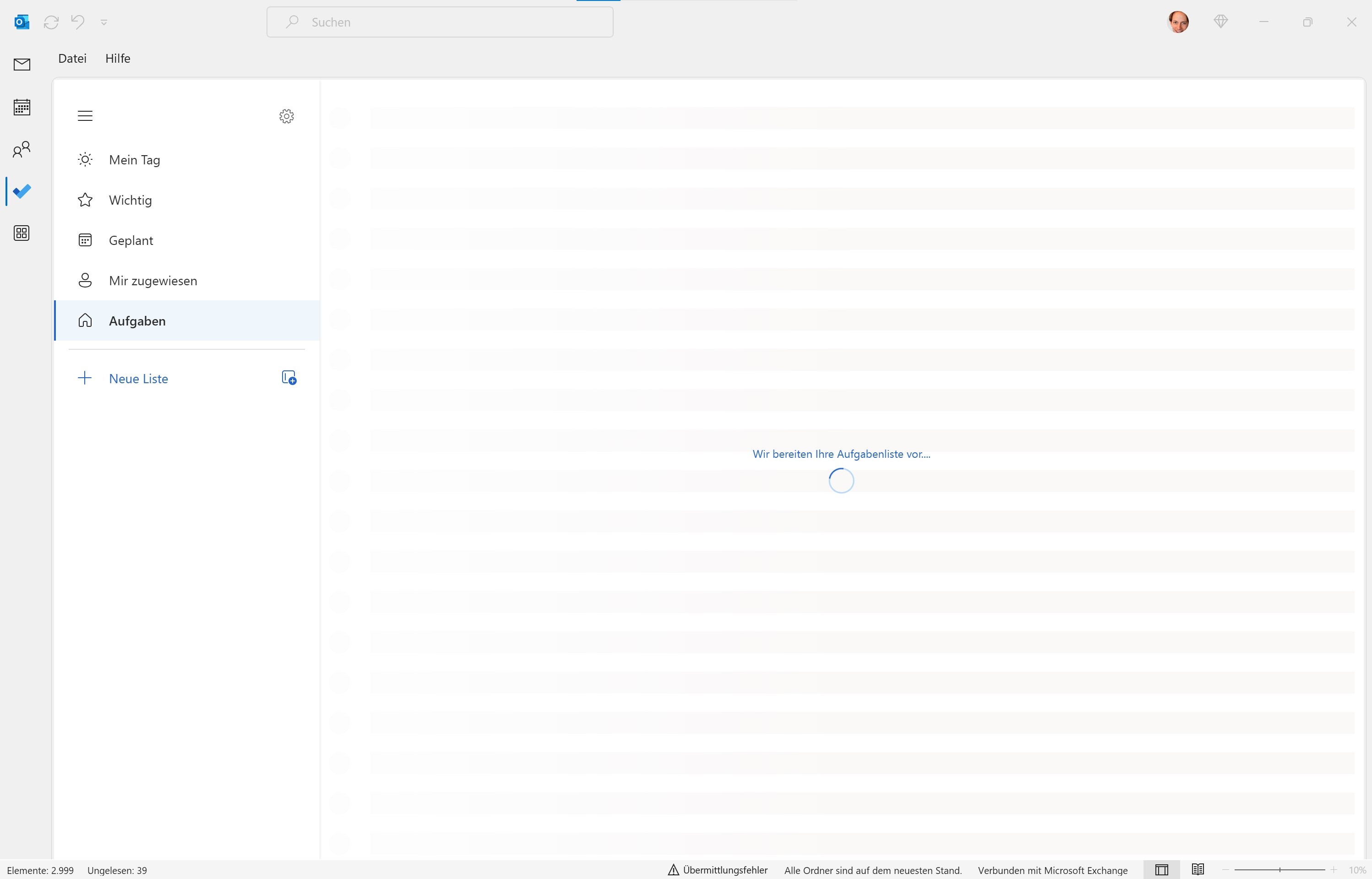 New ToDo App in Outlook does not load Tasks - Microsoft Q&A