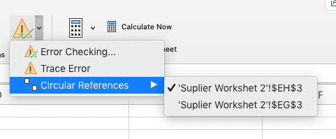 Excel: Need to remove circular reference from doc where linked file no ...