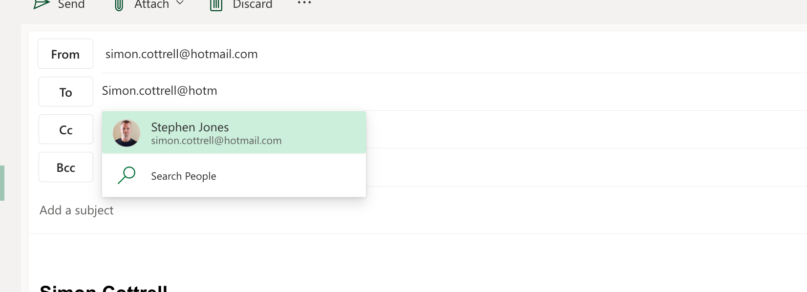 My email account shows a 'name' that is strangely not my own.... and I ...