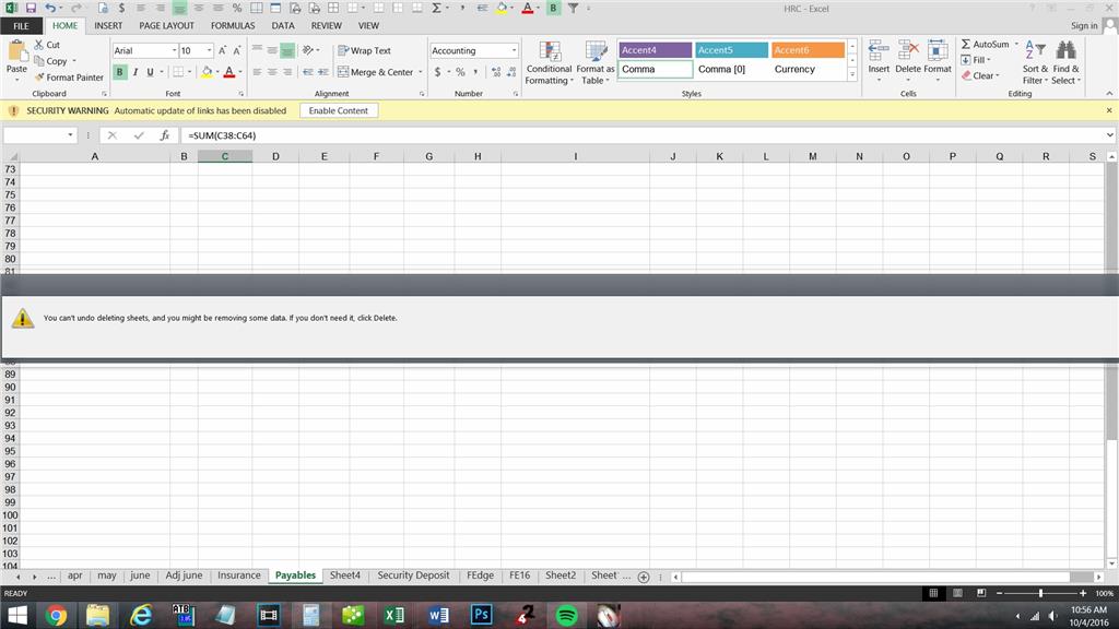 Excel 2013 Popup window partially displaying off screen - Microsoft Q&A