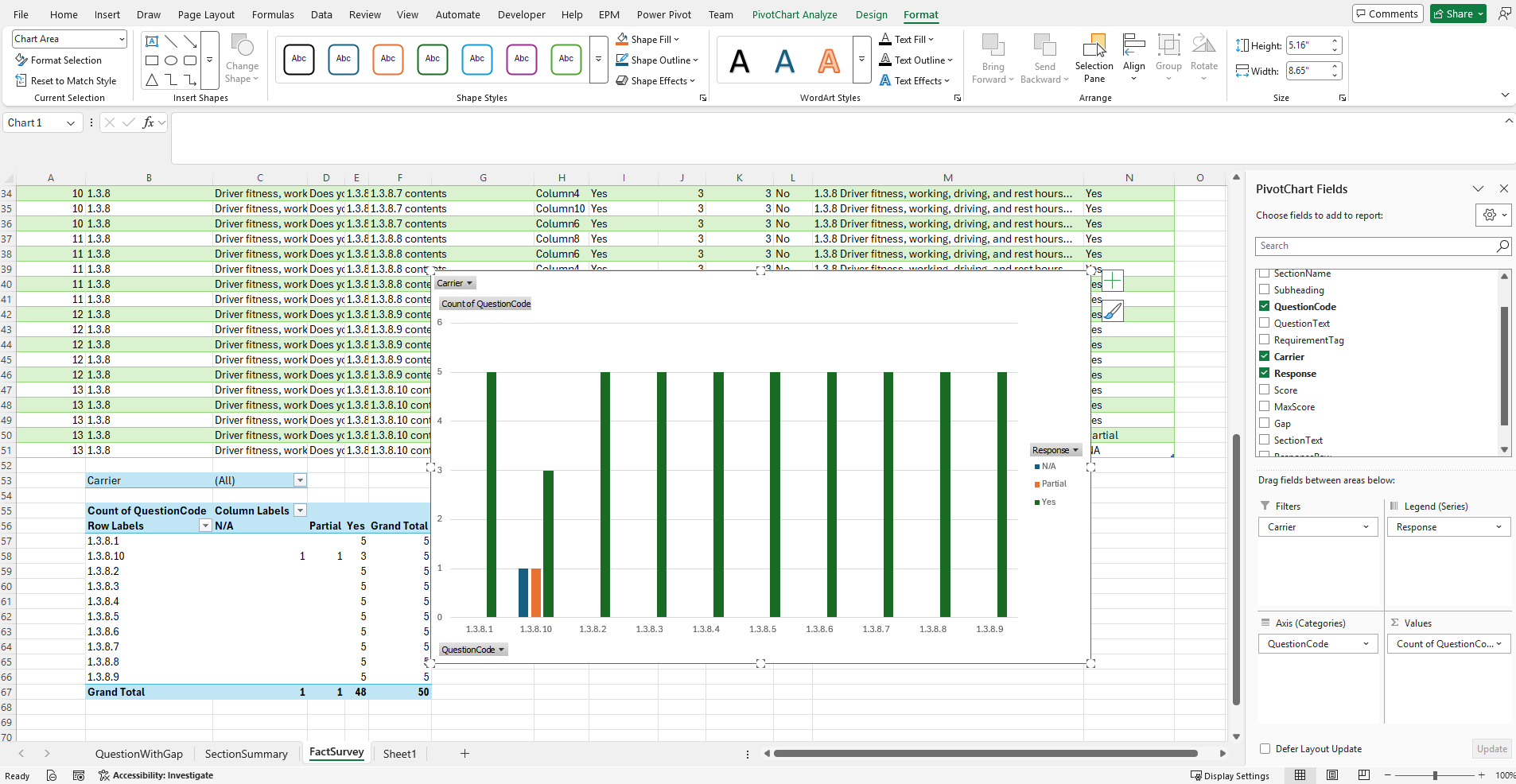 Pivot Table - Microsoft Q&A