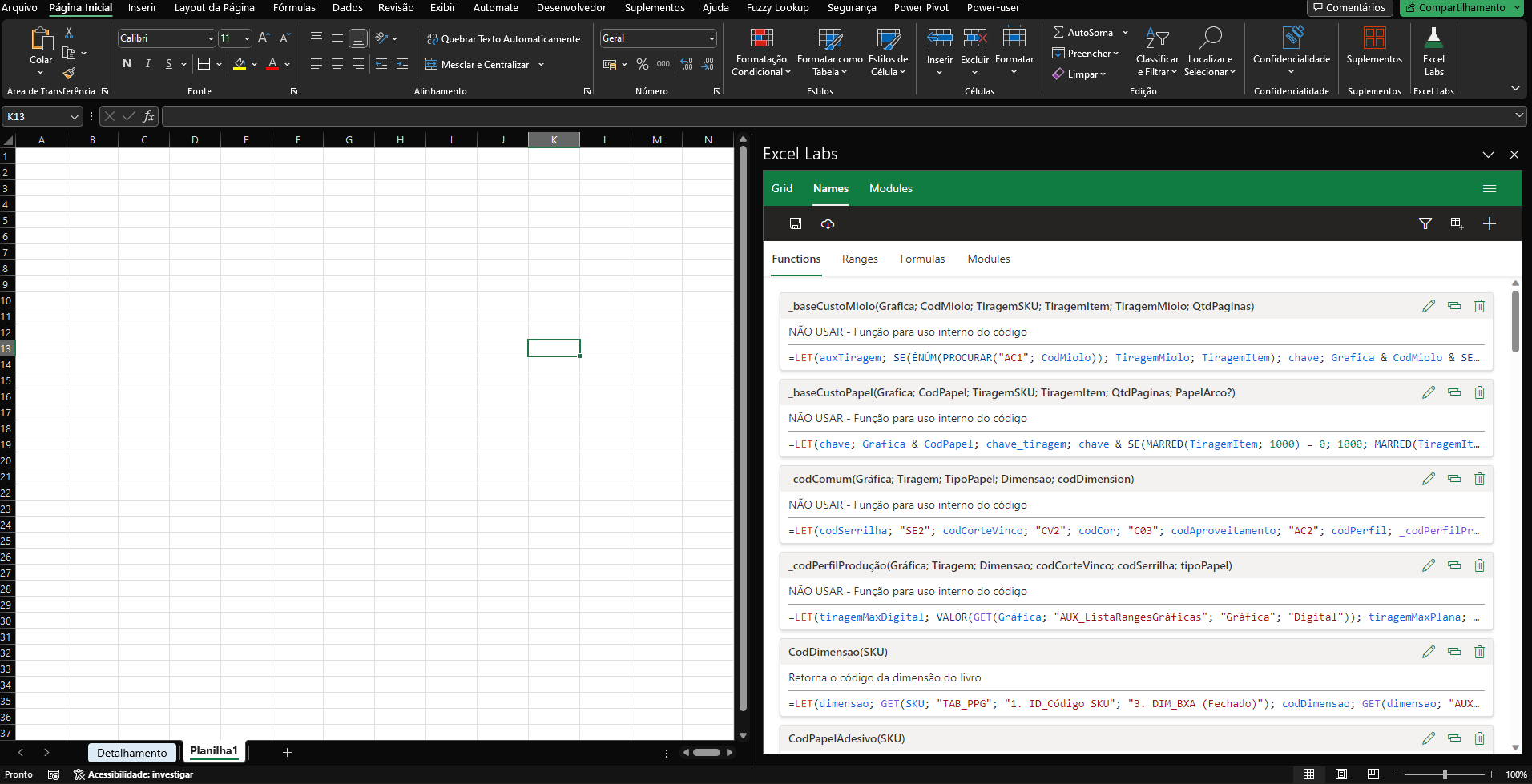 Export current lambda functions using Excel Labs - Microsoft Q&A