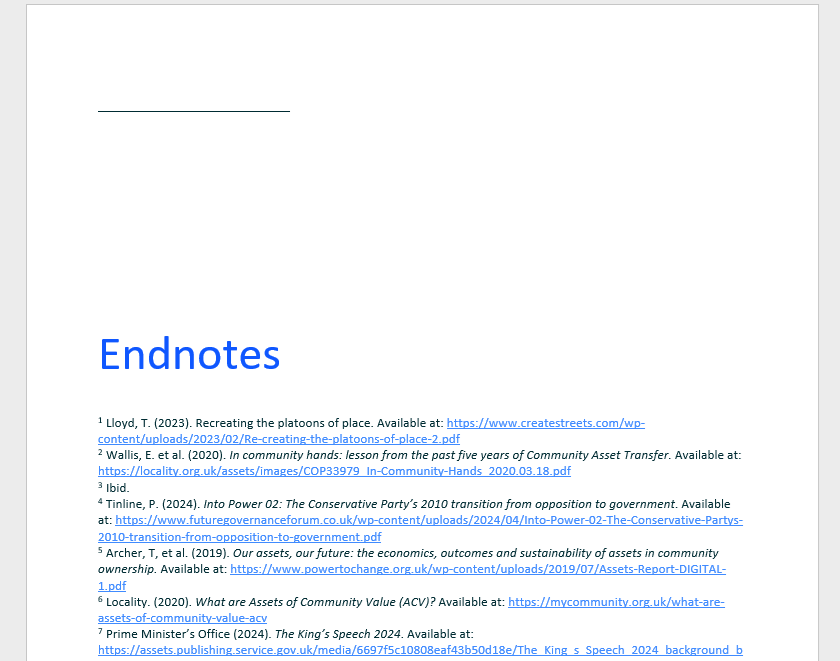 My endnotes are spilling into the footer - how do I fix this ...