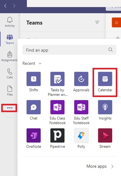 my calendar icon has disappeared. - Microsoft Q&A