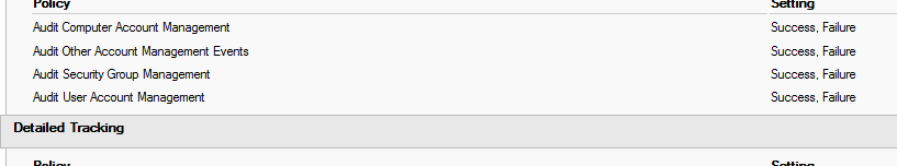 Can not find Event with 4741 on windows server 2019 - Microsoft Q&A