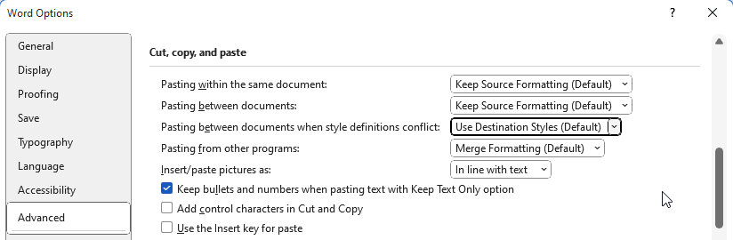 How to fix destination formatting in Word documents after update ...