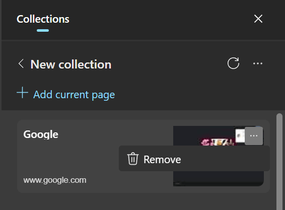 Can't rename or add notes to collection items - Microsoft Q&A