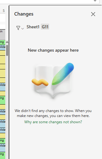 Tracking Changes for Excel Shared Document - Microsoft Q&A