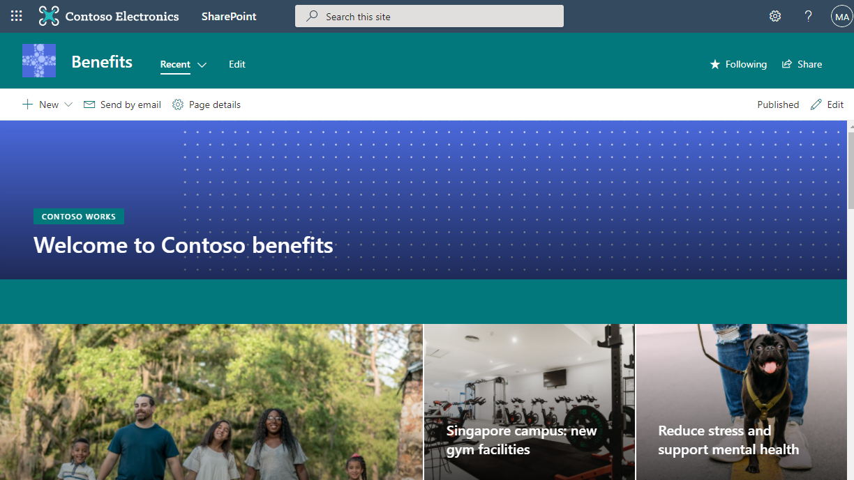Sharepoint Header Edit - Microsoft Q&A
