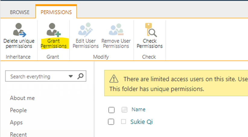 Sharepoint Manage Access behavior has changed - Microsoft Q&A