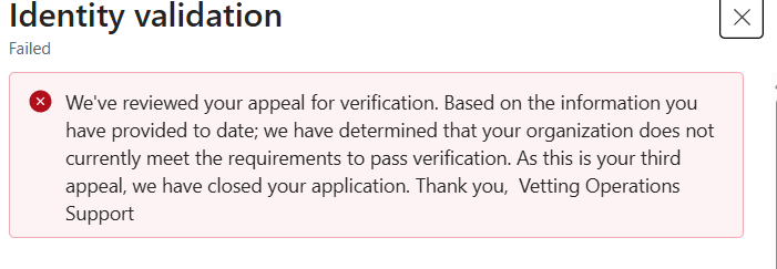 Identity Verification Appeal Rejected Incorrectly – Request for Review ...