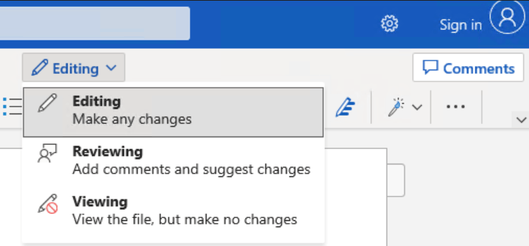 How can I use the desktop version of Word to edit a 