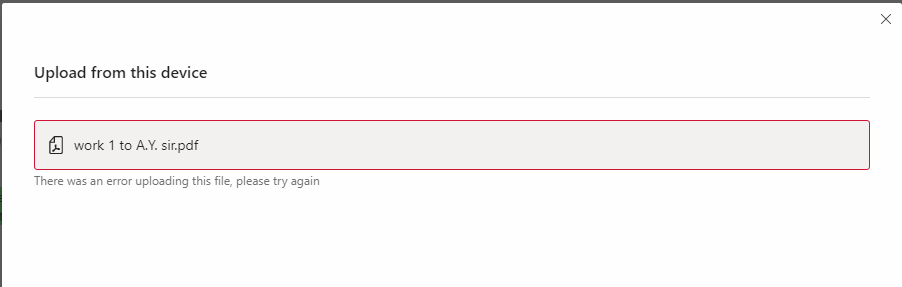 Cannot upload and download file from Assignments section. - Microsoft Q&A