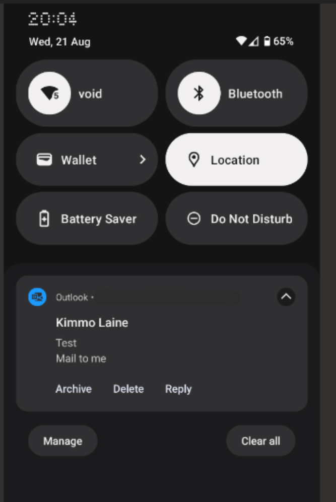 Question about received mails shown in lock screen - Microsoft Q&A