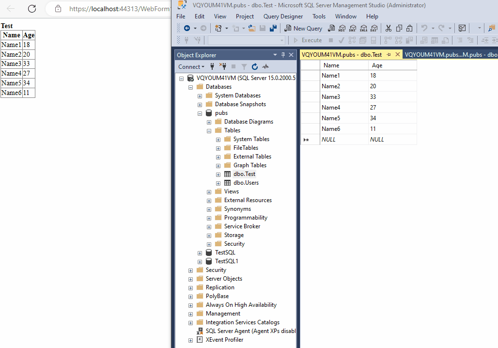 TestSQL