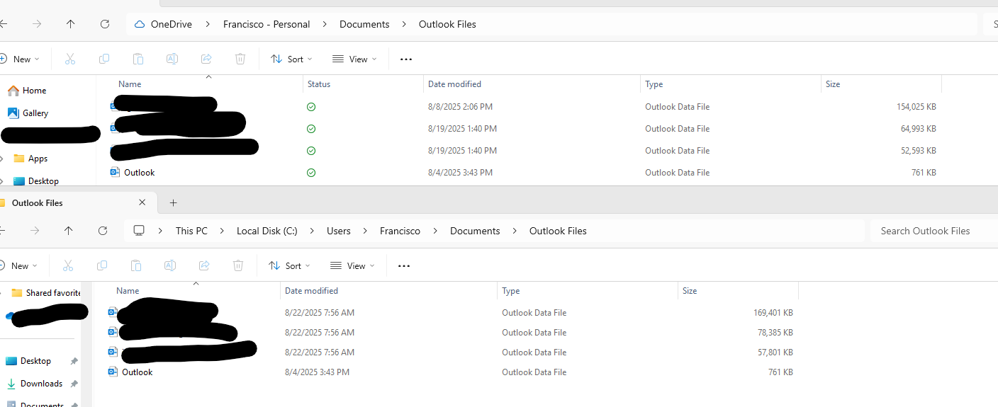 Outlook issue