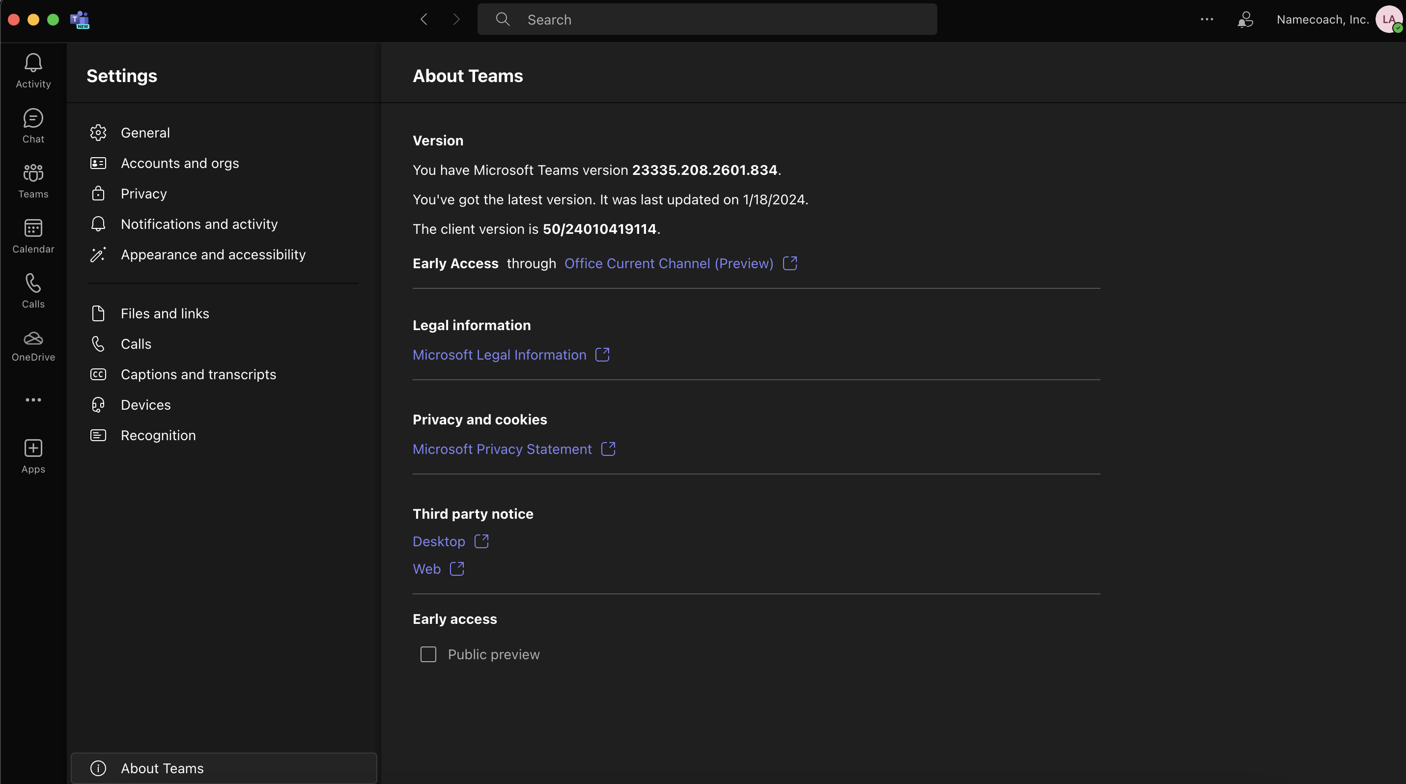 Can't see app permissions on the new Teams - Microsoft Q&A