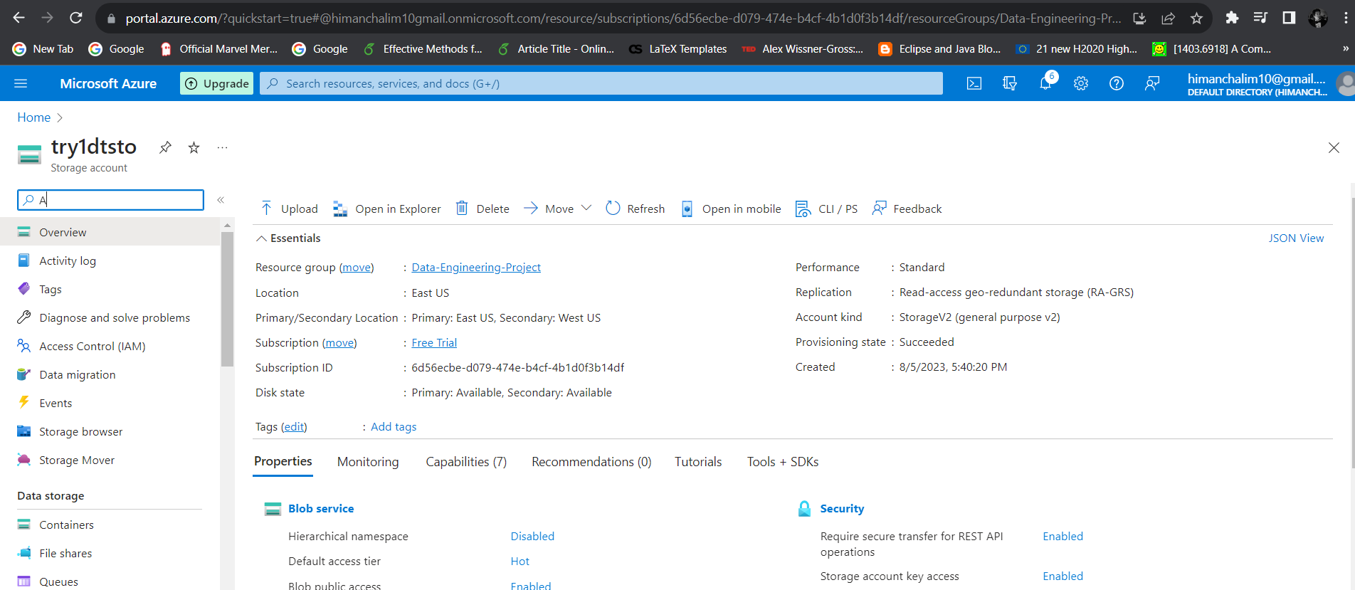I am unable to mount containers using databricks and storage gen 2 ...