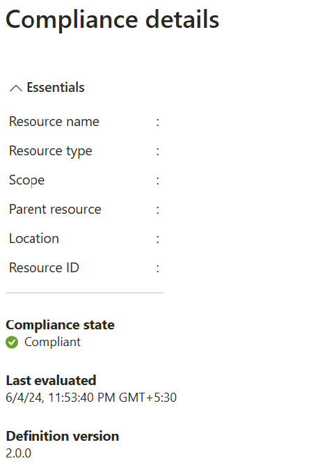 Does the current SQL Database TLS Policy check if nothing is selected ...