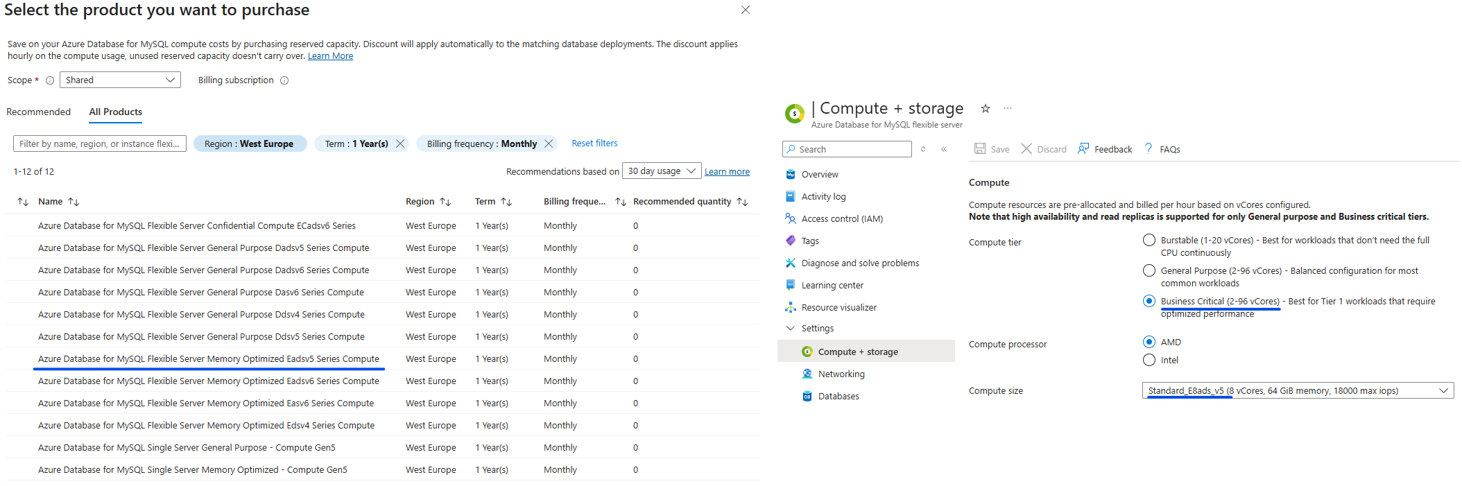 reservation vs mysql