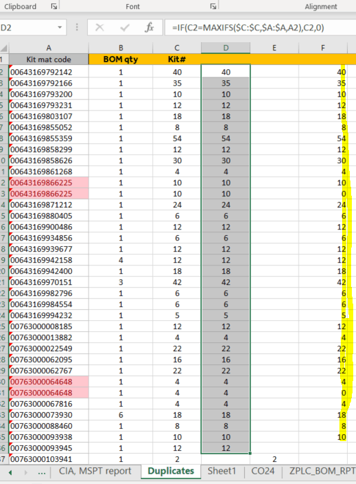 Macro code to find duplicates and retain maximum value - Microsoft Q&A