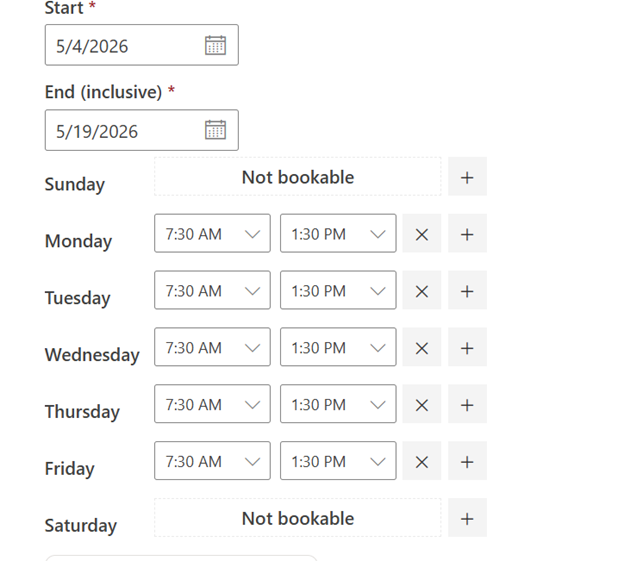 bookings image