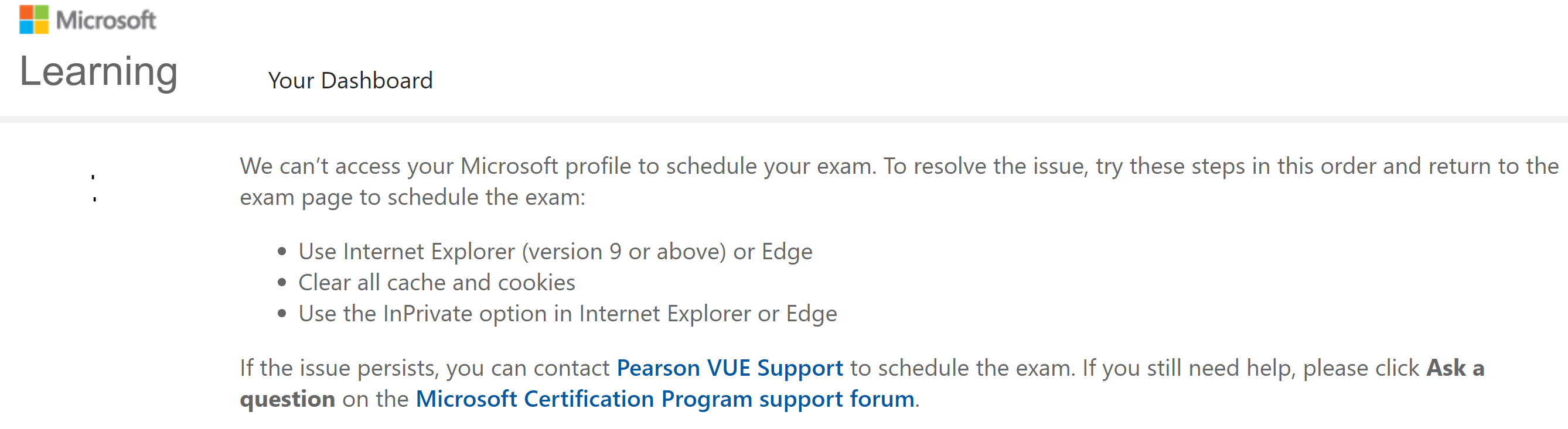 Issue With Free Exam Registration Microsoft Q A Issue With Free Exam Registration Microsoft Q A