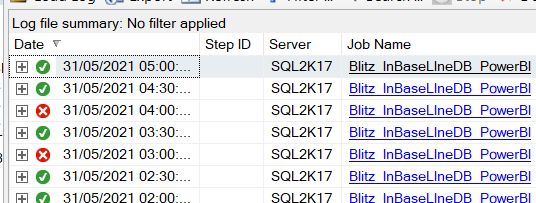 SQL Agent job reading root cause of failure - Microsoft Q&A