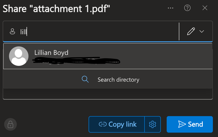 Contacts Not Available When Sharing a File - Microsoft Q&A
