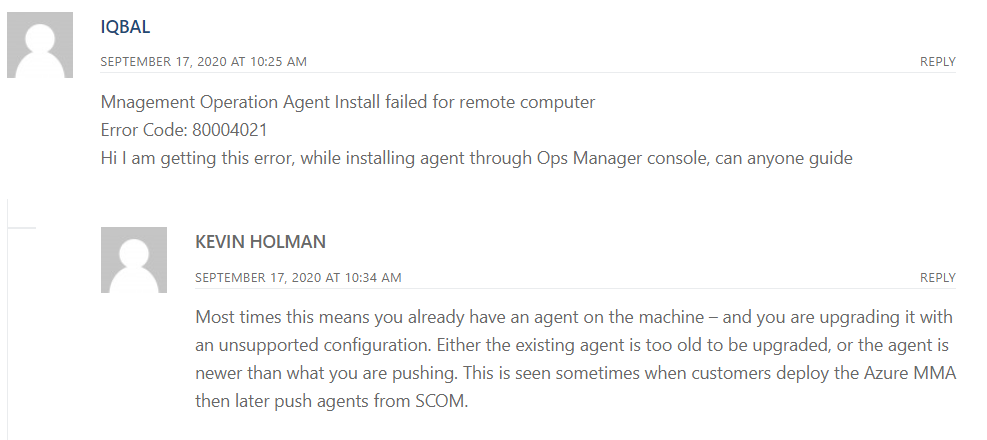 SCOM 2019 RU3 agent installtion - Microsoft Q&A