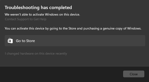 Windows 11 Pro suddenly deactivated. 0x803F700F - Microsoft Q&A